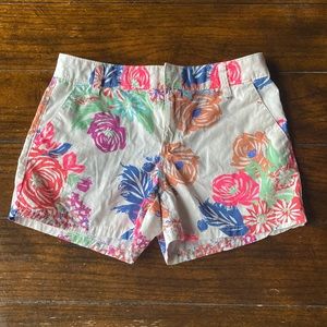 Old navy multi color shorts. Girls youth size 12. Slightly worn.